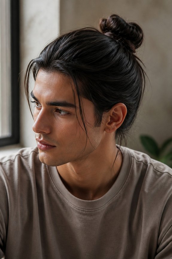 man bun and top knot