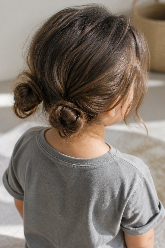 messy low bun tutorial