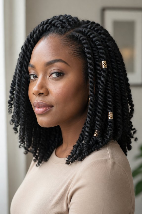 metallic cuffs for twists
