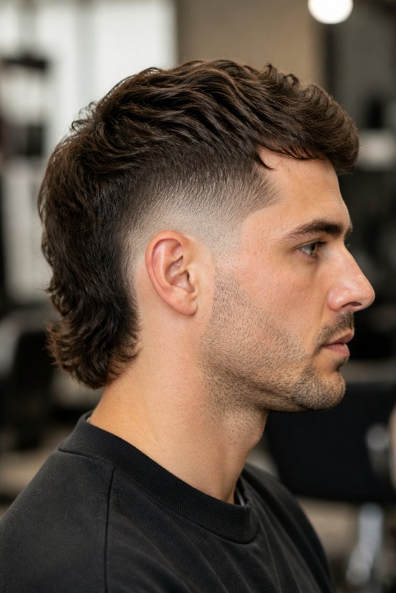 modern bold high fade