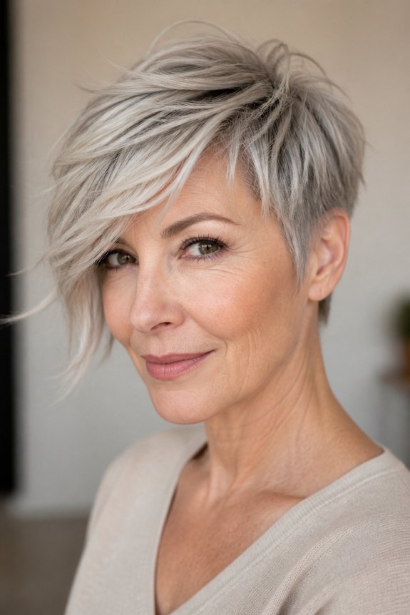 modern soft textured pixie