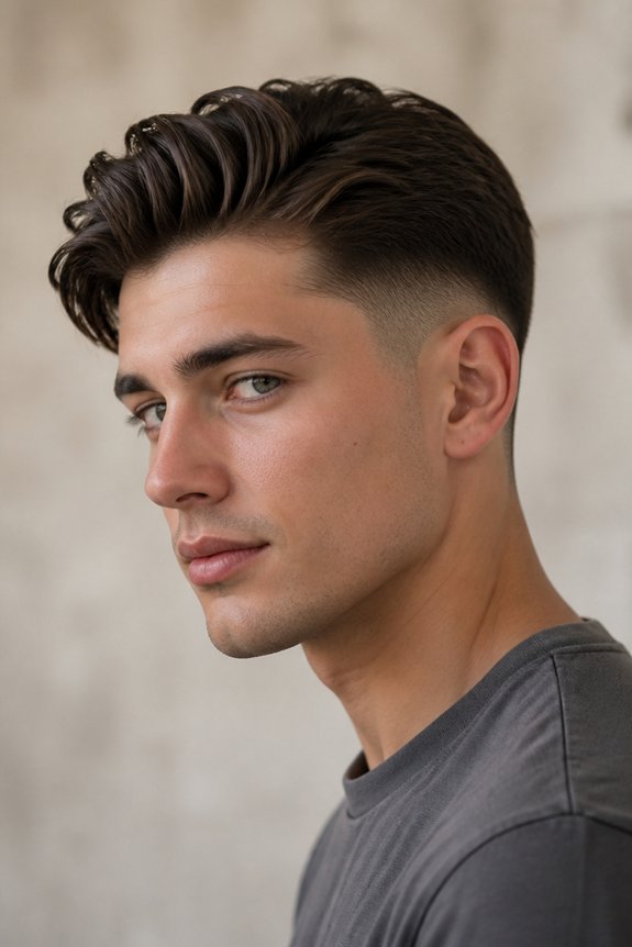 modern tapered hairstyle maintenance
