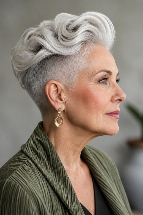modern undercut for elegance