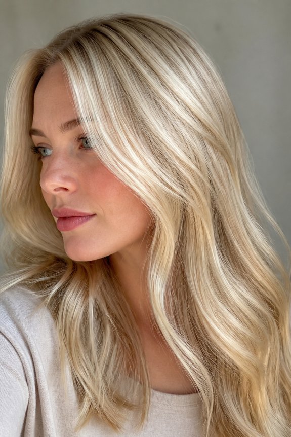 pearl blonde for sophistication