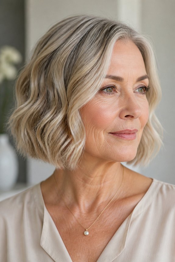 polished blunt bob hairstyle