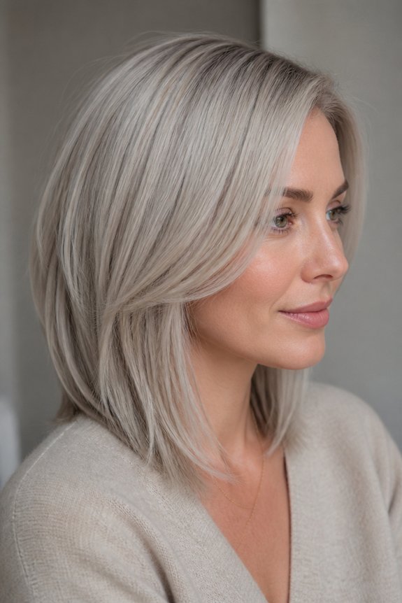 polished muted blonde elegance