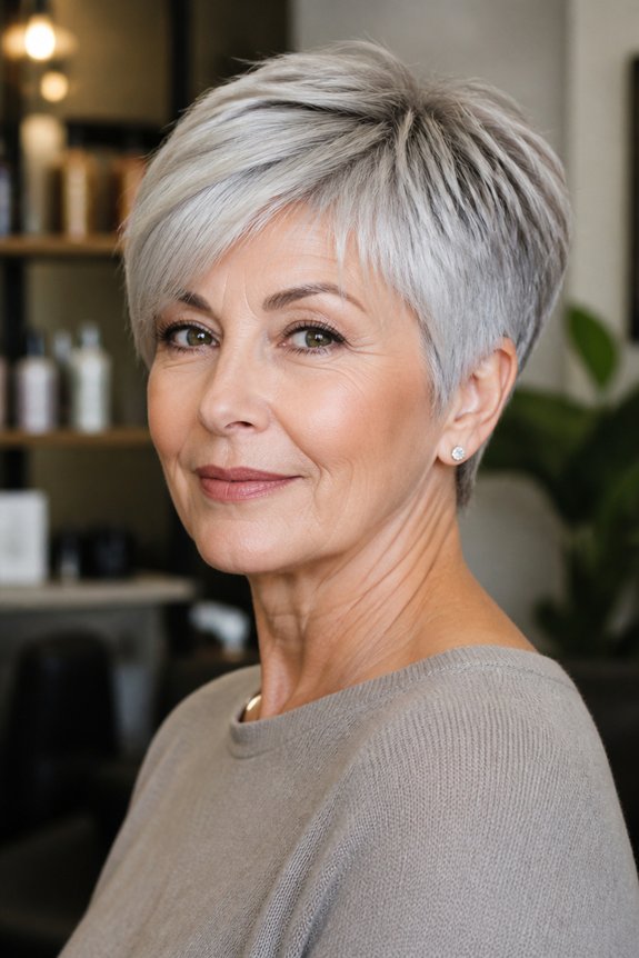 polished pixie cut style