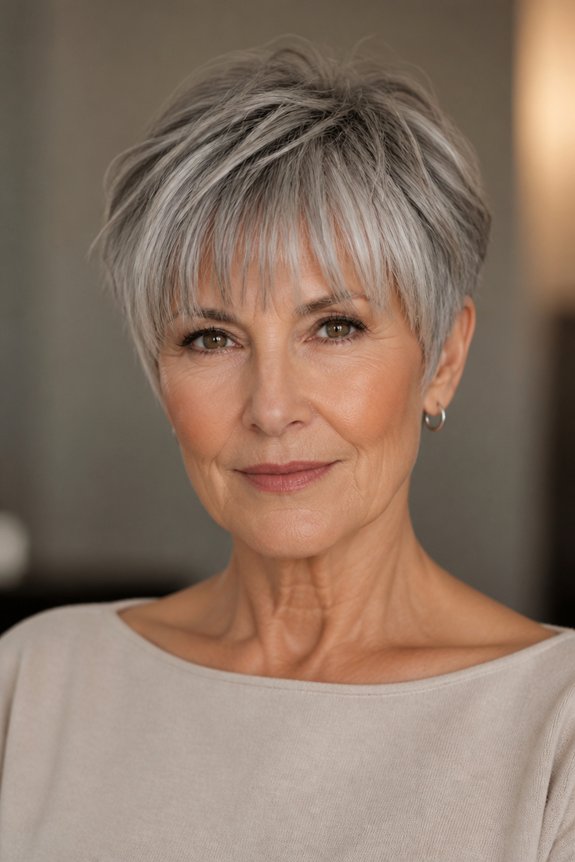 polished short hair style