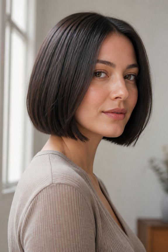polished sleek bob simplicity