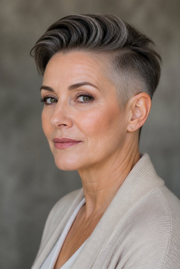 polished yet daring haircut