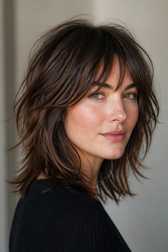 shag haircut hair type face shape