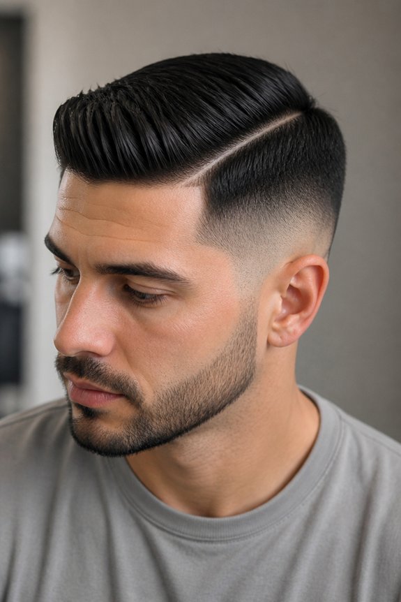 sharp edges side part