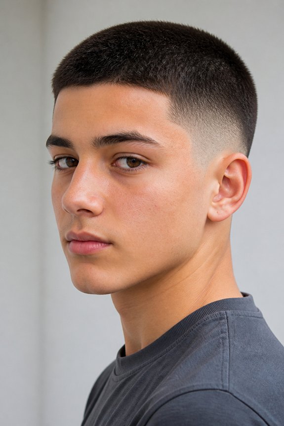 sharp low maintenance hairstyle choice