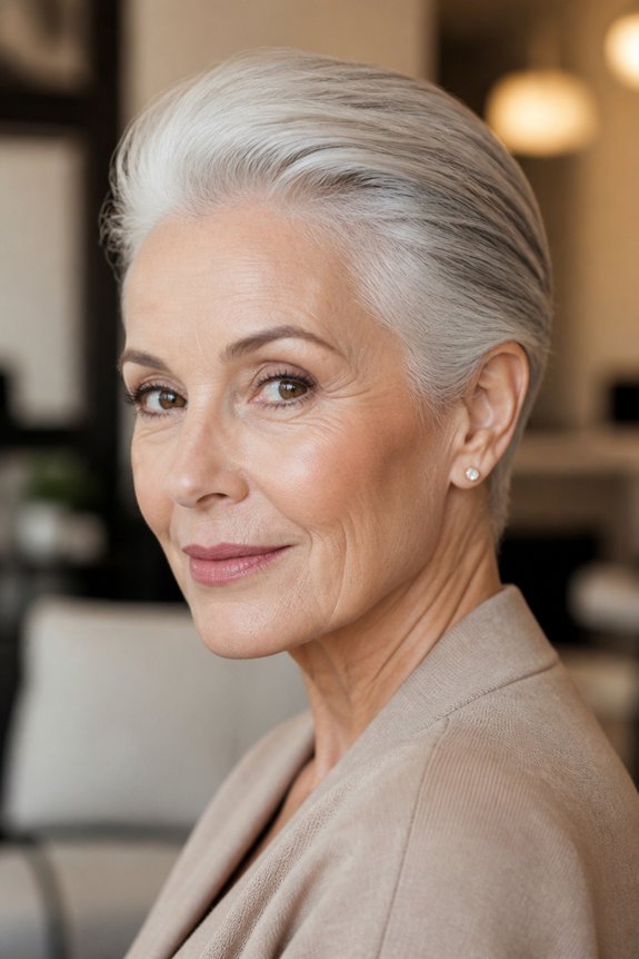 sleek minimal fine hair