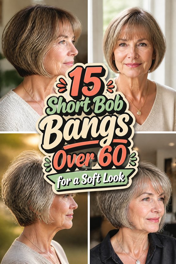 soft look bob bangs