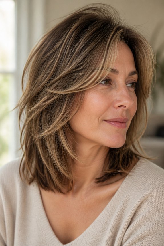 softer wispy layers hairstyle
