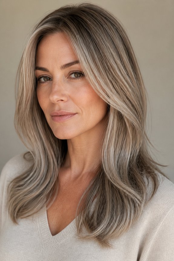sophisticated smoky blonde hair
