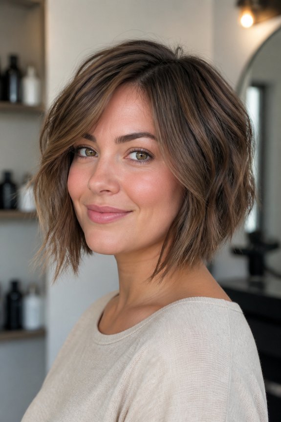 strategic bobs elongate round faces