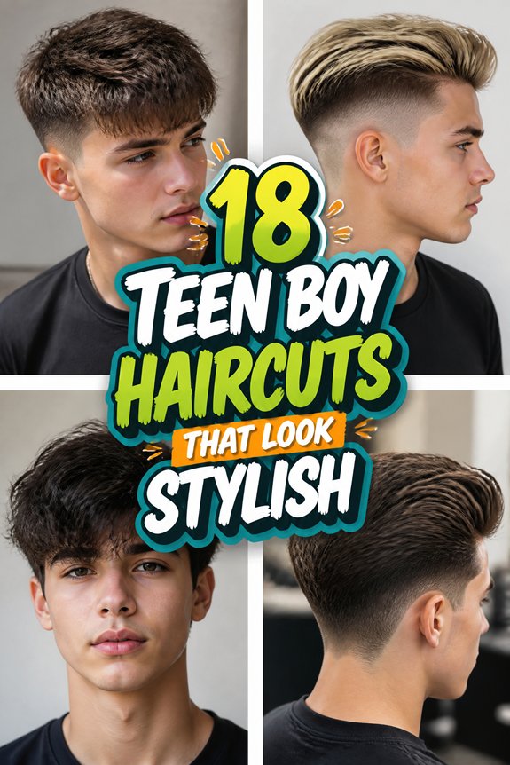 stylish haircuts for teens