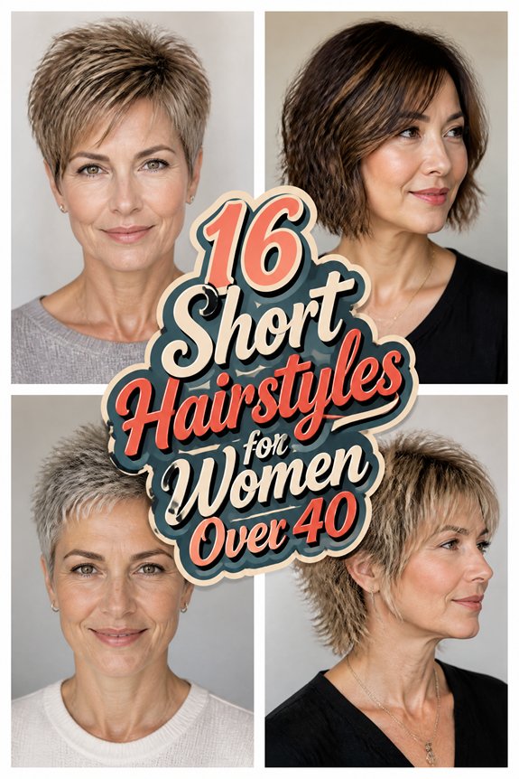 stylish short cuts for mature women
