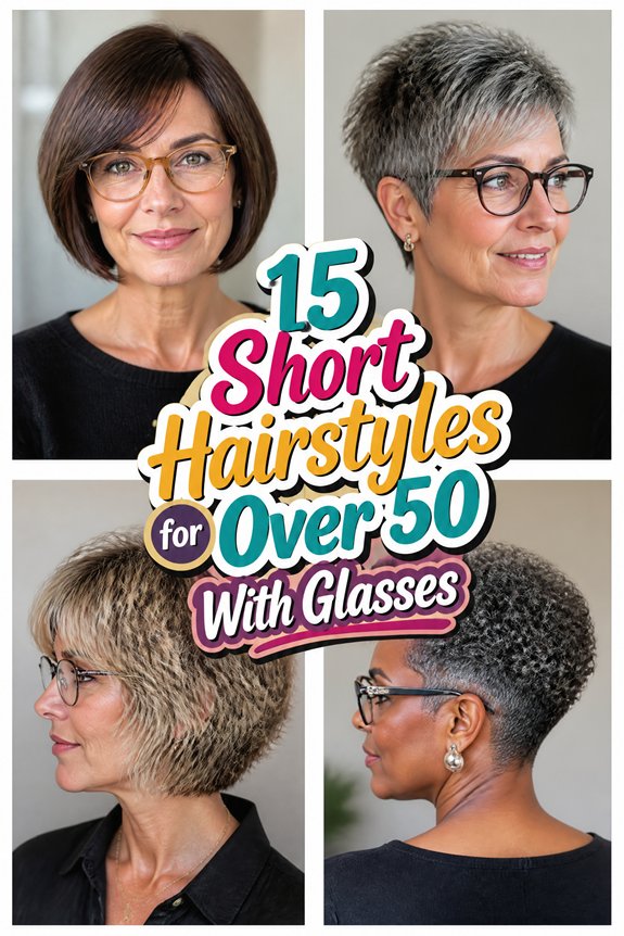 stylish short hairstyles over 50