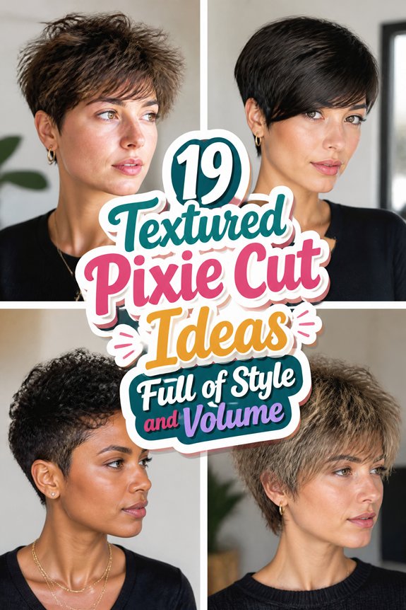 stylish textured pixie cuts