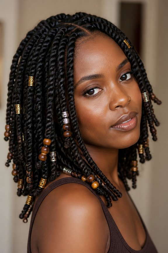 stylish twists with beads