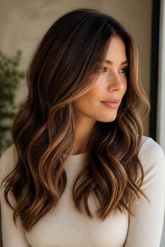 subtle caramel highlights technique