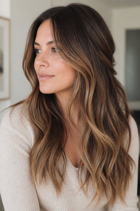 sun kissed balayage blonde highlights