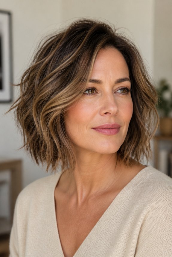 textured bob for movement