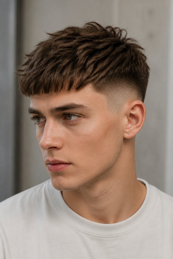 textured french crop style