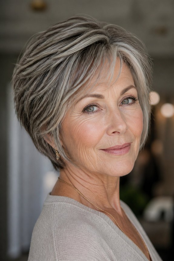 textured pixie bob haircut