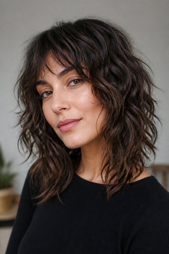 textured shag for waves