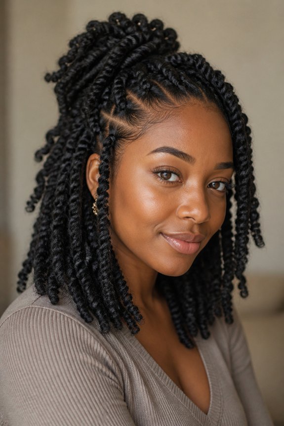 textured twists for volume