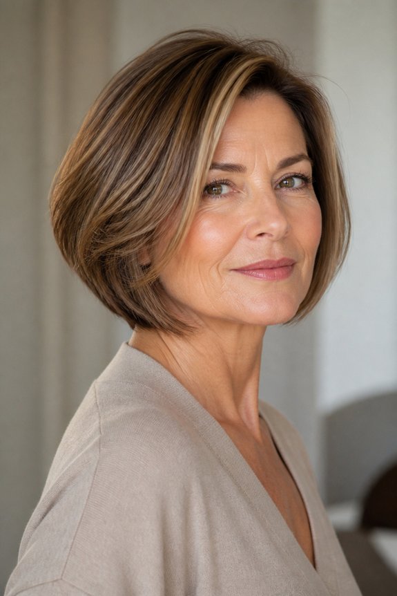 timeless chin length bob elegance