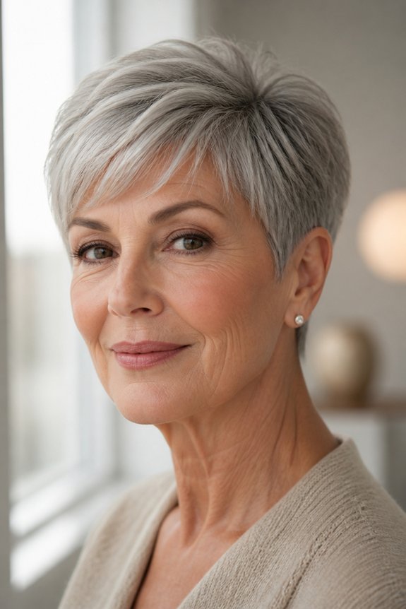 timeless pixie cut elegance