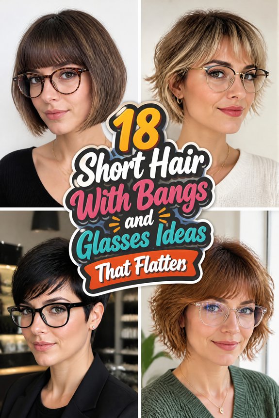 trendy bangs for short hair