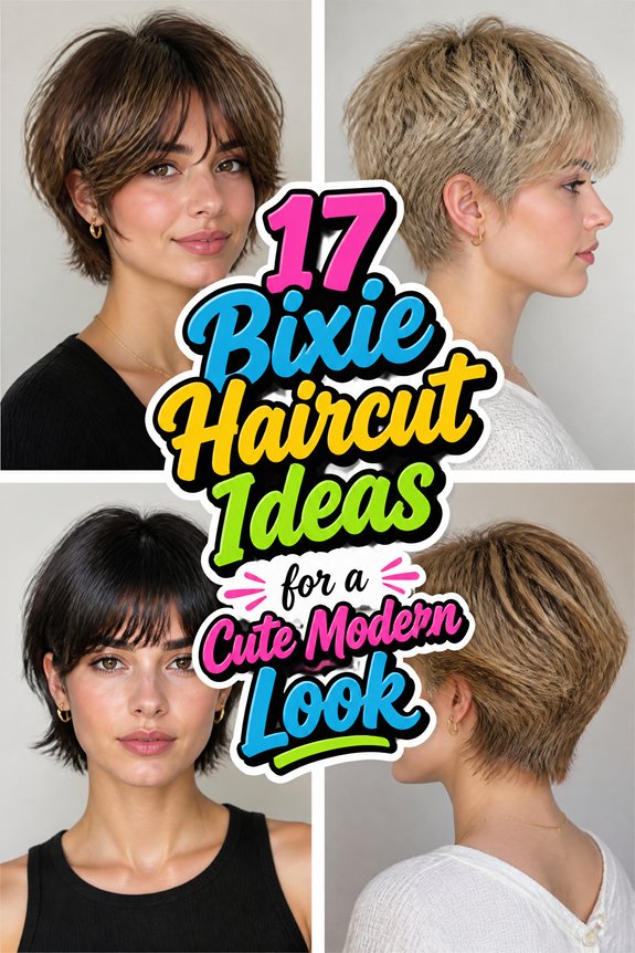 trendy bixie haircut inspiration