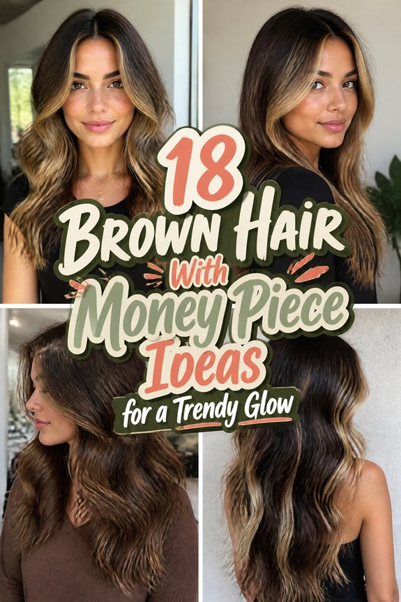 trendy brown hair highlights