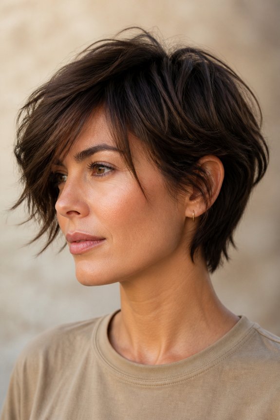 versatile longer shaggy pixie