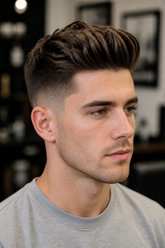 versatile low fade quiff