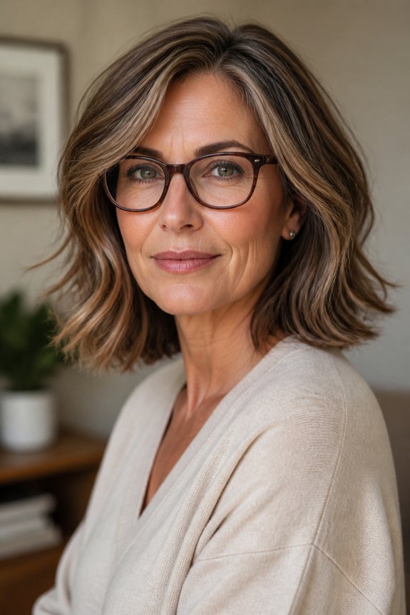 versatile shoulder length lob style
