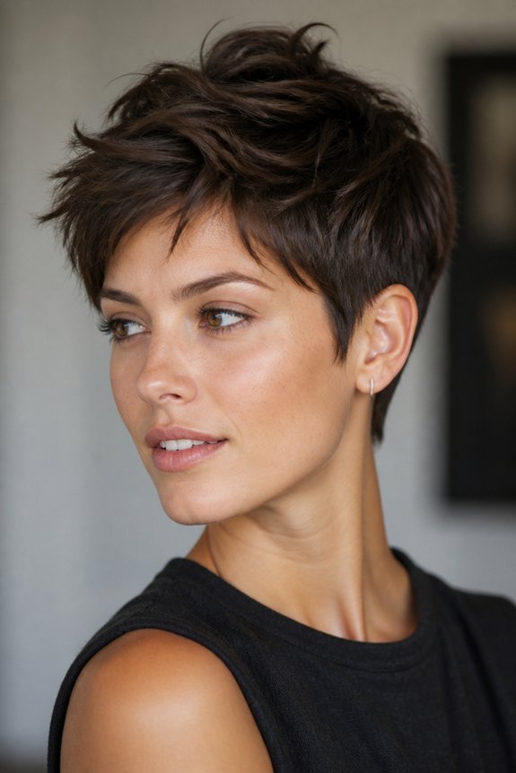 volume forward textured pixie