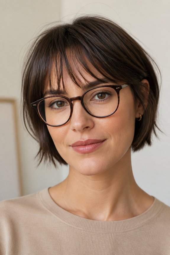 wispy bangs enhance oval faces