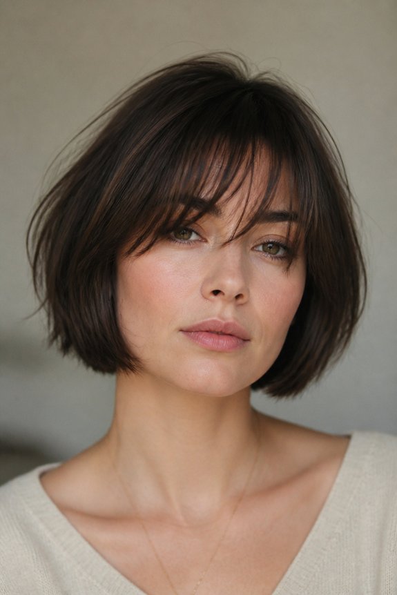 wispy bangs for softness