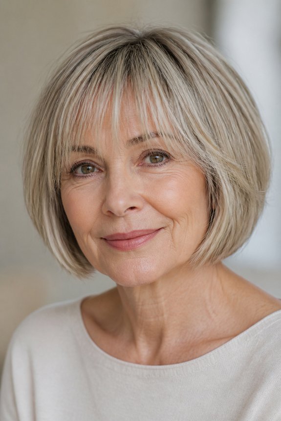 wispy bangs for softness