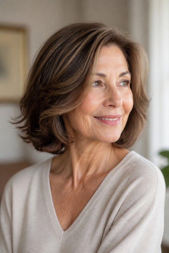youthful longer bob hairstyles