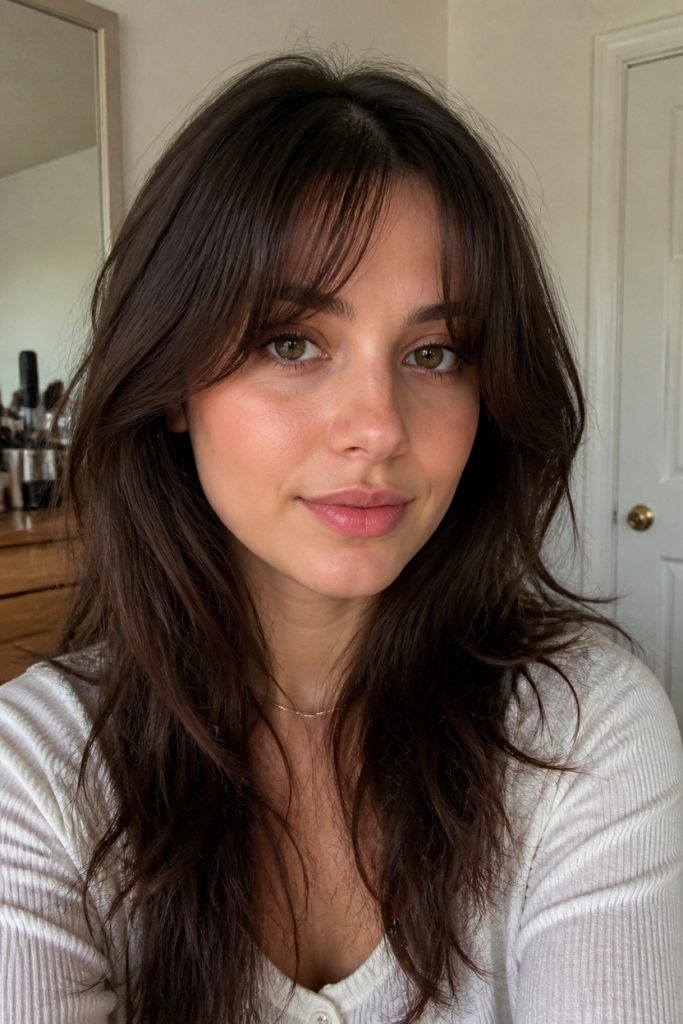 Bardot-Style Bangs