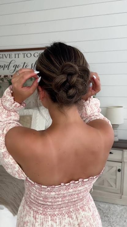 Braided Rose Bun