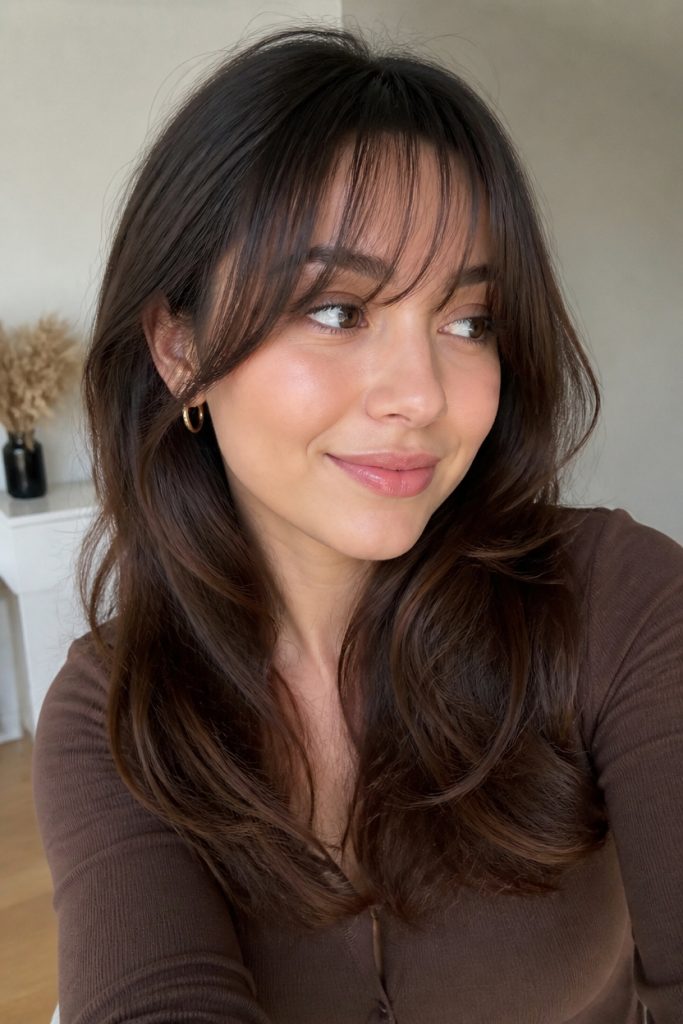 Curved Wispy Fringe